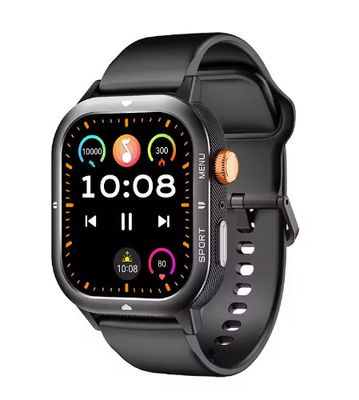 C30 1ATM wodoodporny zegarek inteligentny dla mężczyzn Kobiety, BT Zadzwoń Fitness Sen Wynik serca Sport Watch