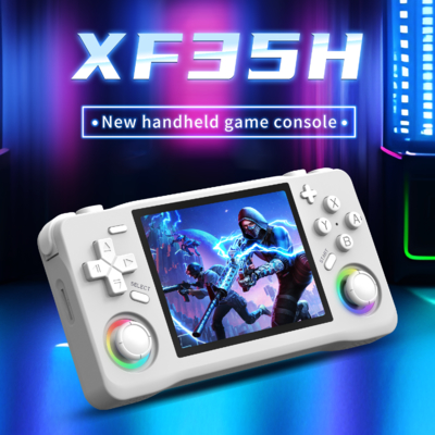 XF35H 3.5 Inch WIFI Retro Ręczna konsola gier 3D Kids Mini Arcade Klasyczny gracz z pamięcią RAM EMMC i procesorem Rk3326