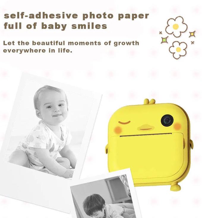 Kids Instant Camera Photo Print Camera For Children 2.4“ Video Digital Camera With Print Paper For Child
