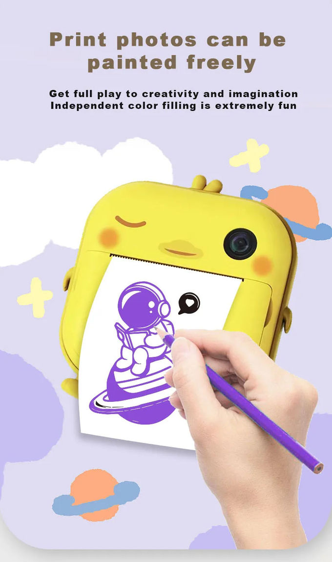 Kids Instant Camera Photo Print Camera For Children 2.4“ Video Digital Camera With Print Paper For Child