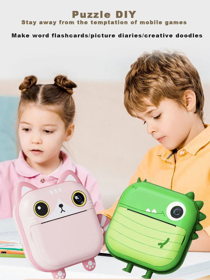Kids Instant Camera Photo Print Camera For Children 2.4“ Video Digital Camera With Print Paper For Child